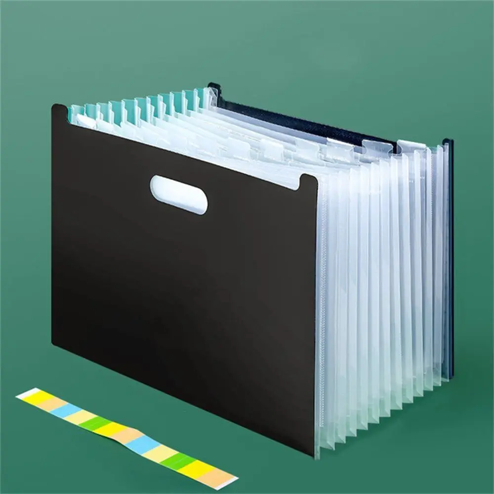Paper Organizer A4 File Folder Multi-layer Vertical Organ Bag Desk File Folder Expanding File Folder Document Organizer