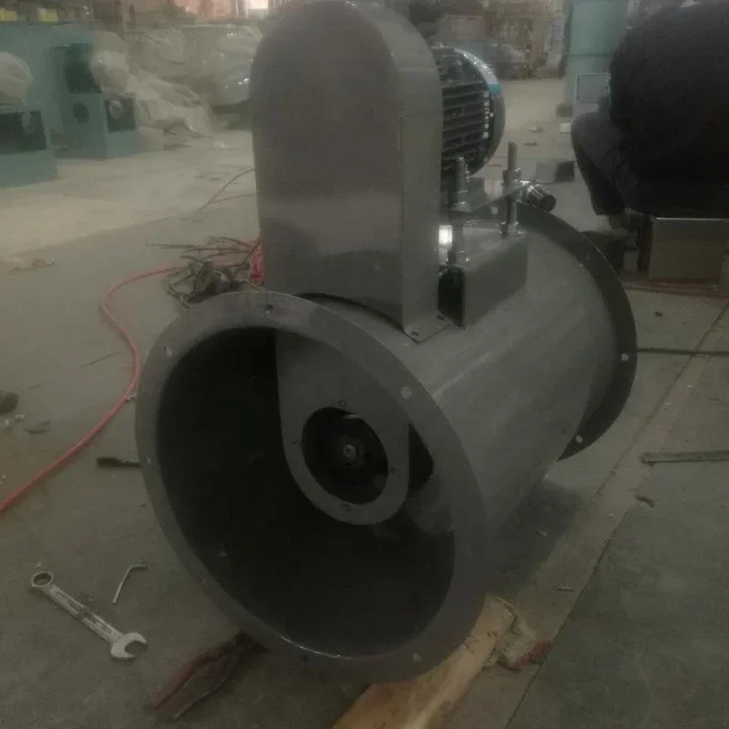 explosion proof fireproofing belt driven ventilation axial fan