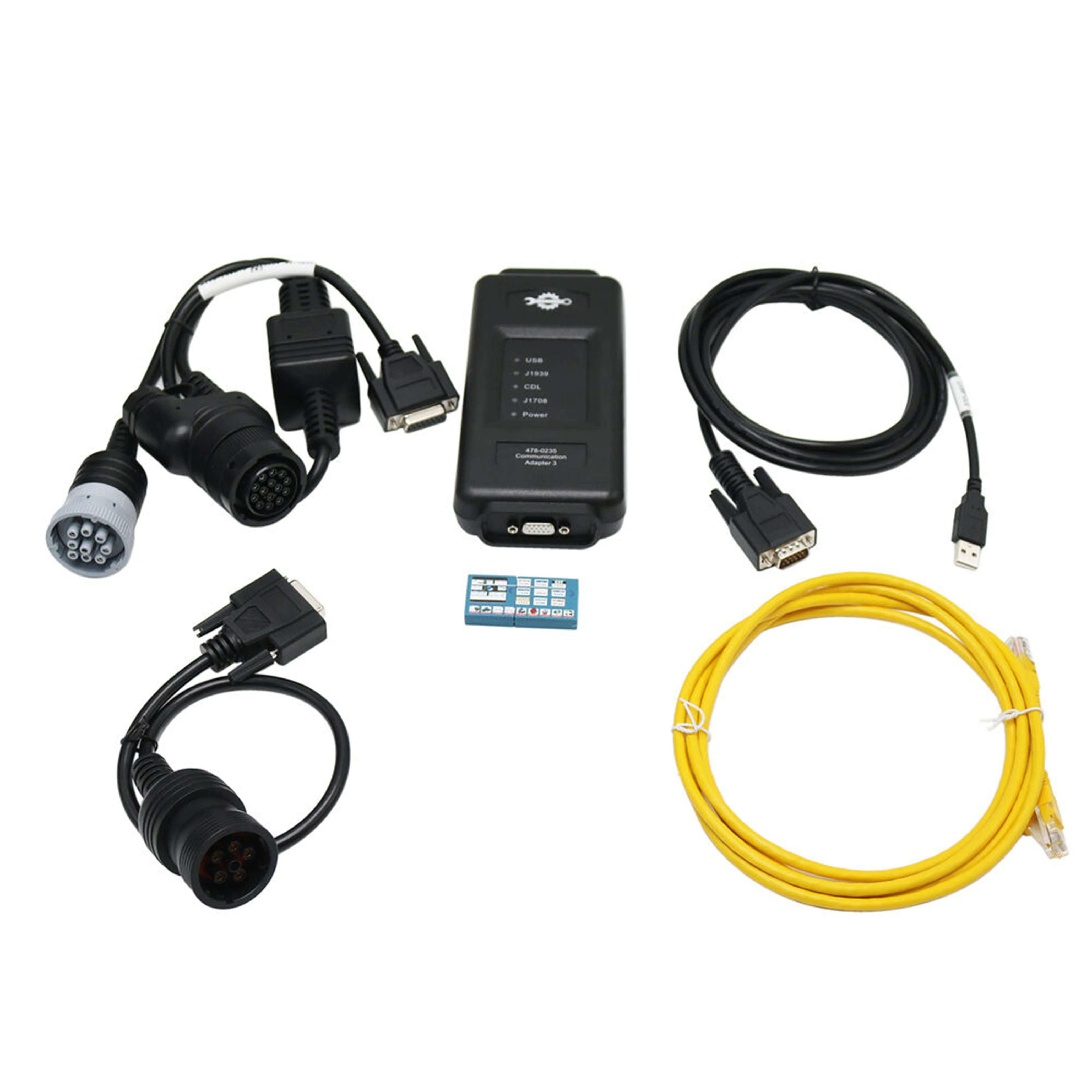 478-0235 for CAT ET4 Diagnostic Tool with CF54 Laptop 538-5051 Communications Adapter 4 for Caterpillar Heavy Truck Scanner