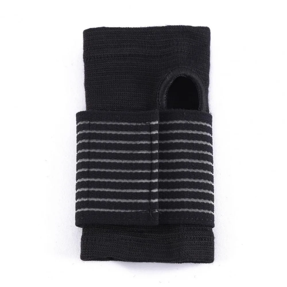 1 paio Powerlifting Elastico Fasciatura da polso elastica Polsino di compressione in nylon Assorbente il sudore Uniex Supporto per il polso Badminton