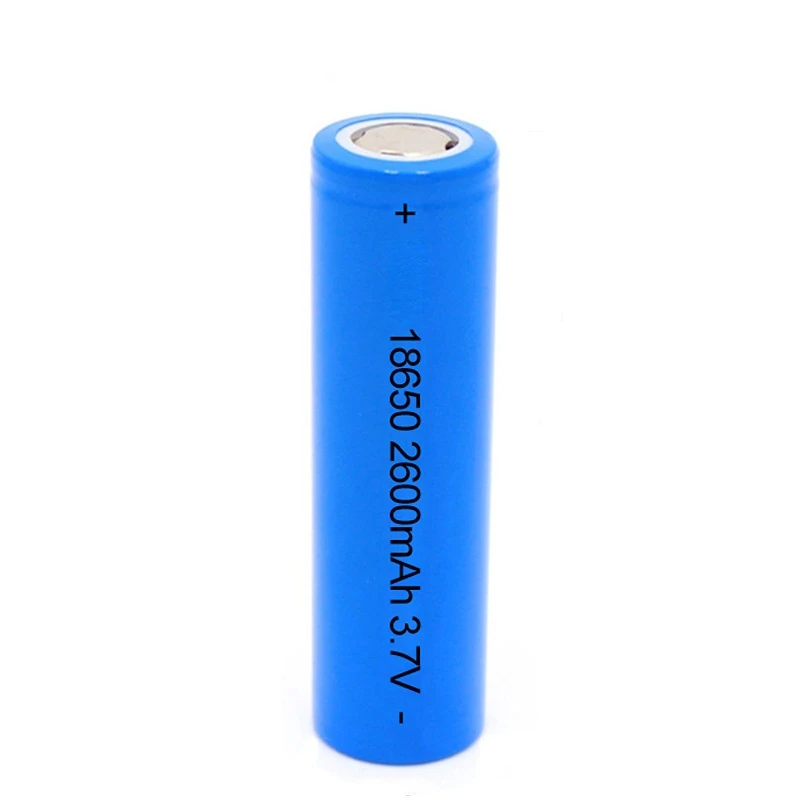 High Capacity Lithium ion 18650 3.7V 2600mAh rechargeable li-ion Power Battery