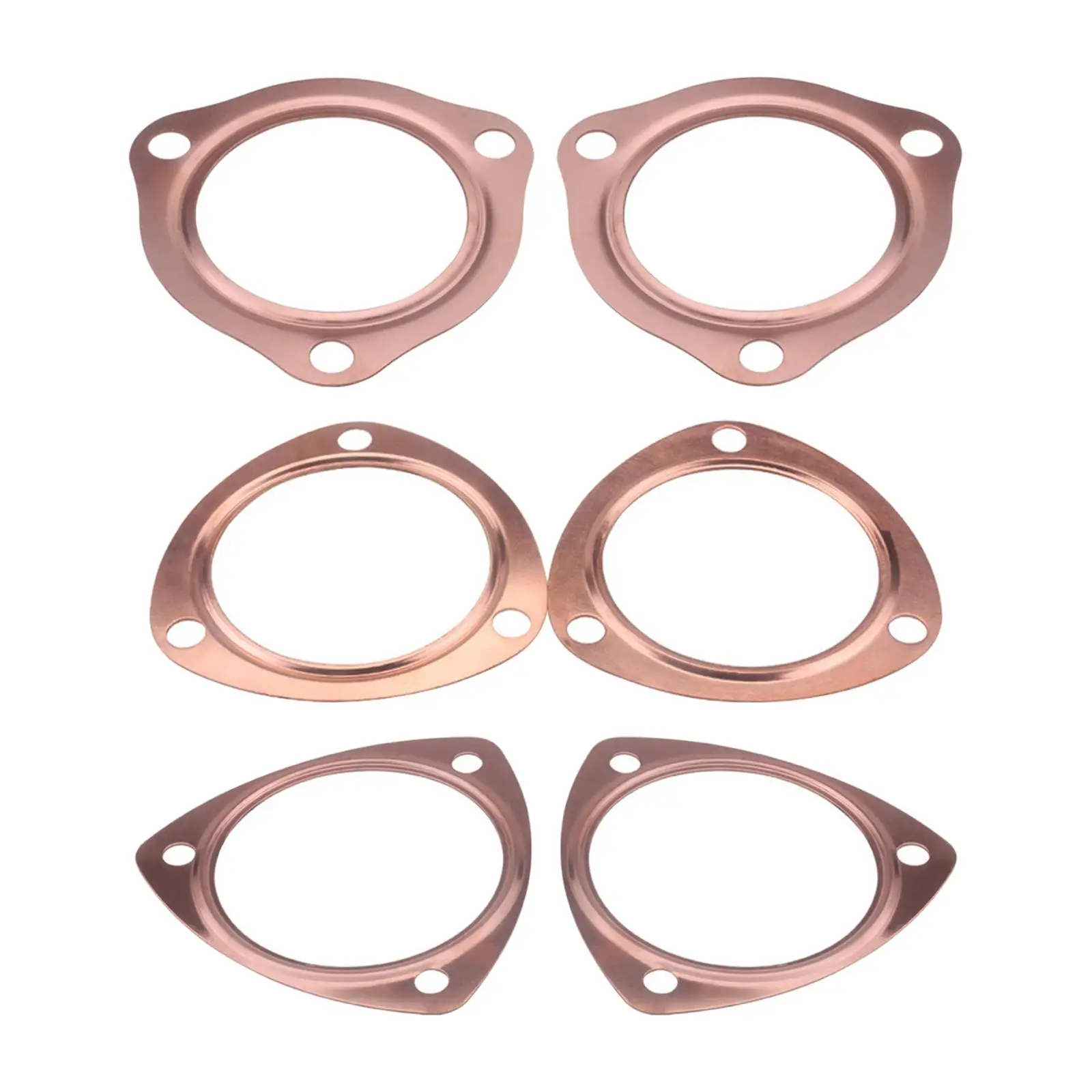 Header Collector Gaskets Colorfast Exhaust Gaskets Reusable Durable for Sbc Bbc