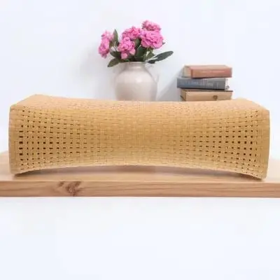 

Эргономичная дышащая подушка для шеи из имитированного ротанга для сауны, для использования в помещении, для пожилых людей, для улучшения сна, в стиле ротанга, домашняя подушка