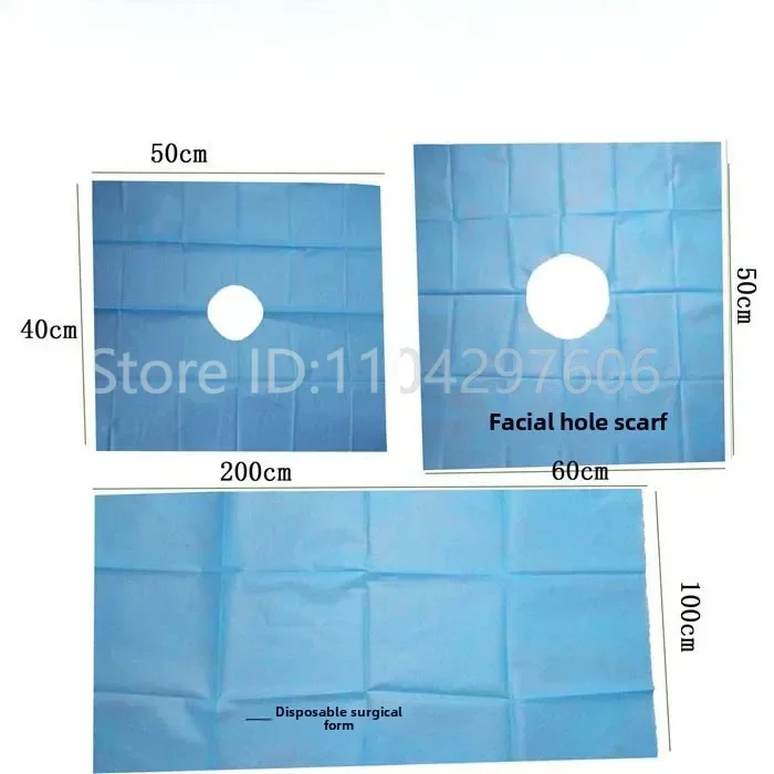 10/100pcs Medical Sterilization Individually Package 40X50cm Surgical Drape,abdominal Surgery,hole Towel,Dental Clinic