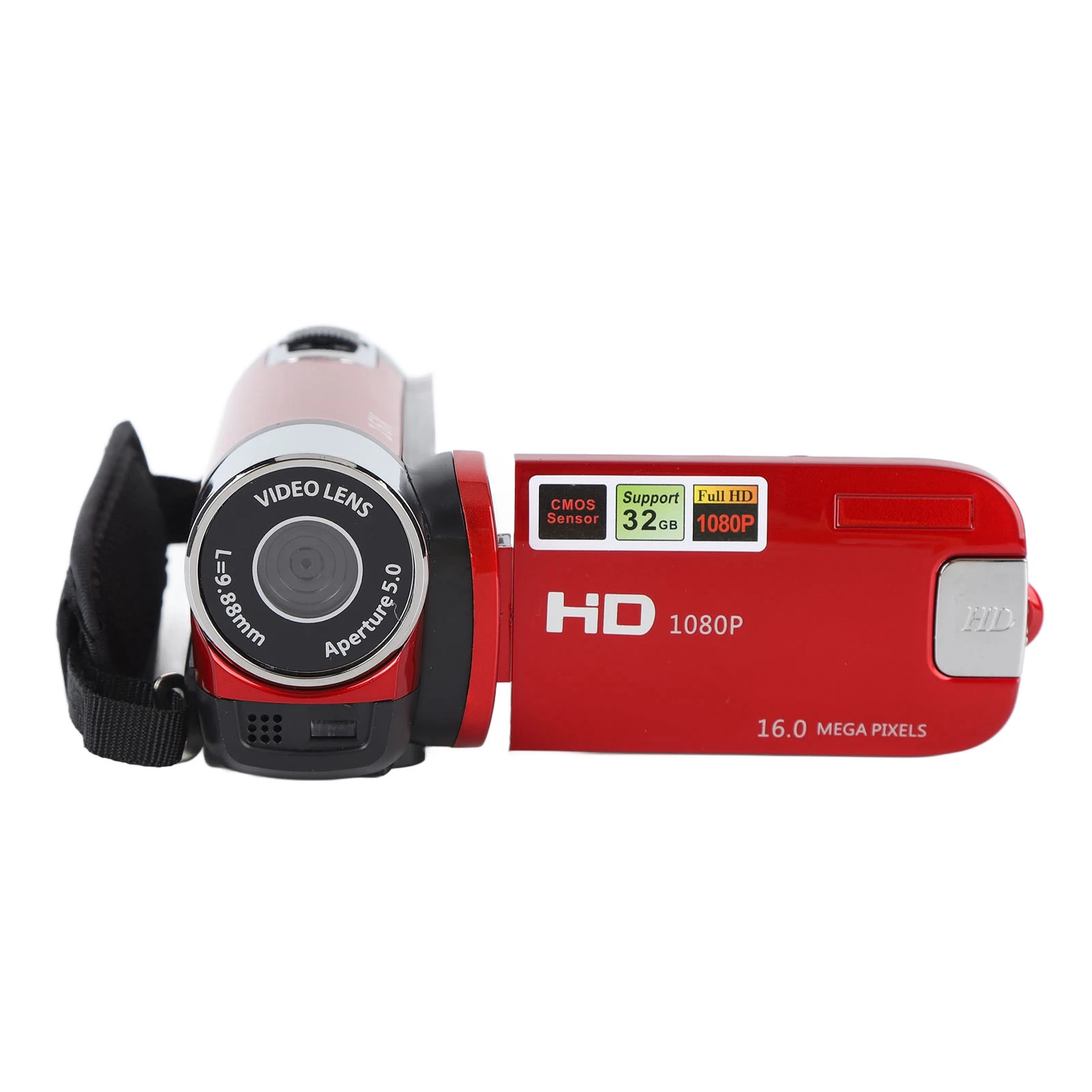 Câmera DV 4K 48MP Tela rotativa TFT de 2,7 polegadas Câmera de vídeo com zoom digital 16x com cabo USB