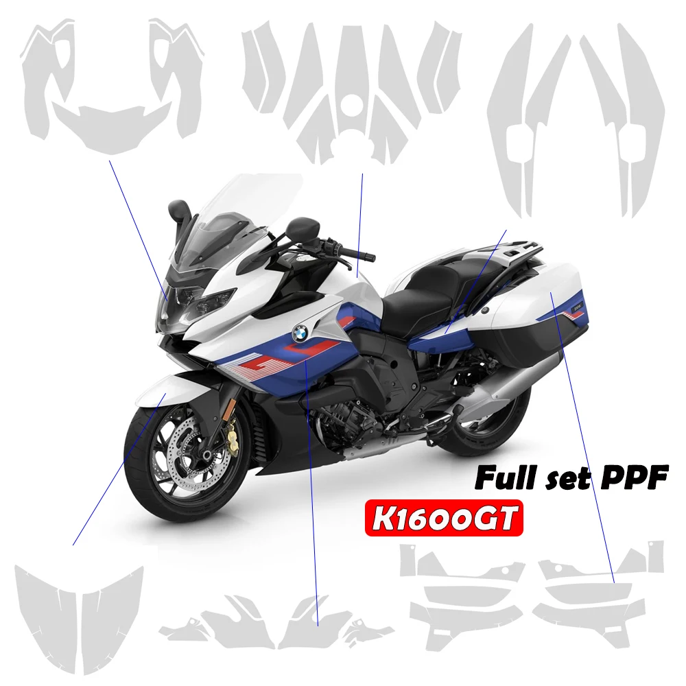 

PPF K1600GT Invisible Protective Film Automatic Repair TPU Protective Film For BMW K1600 GT 2024 2025 New Car Clothing