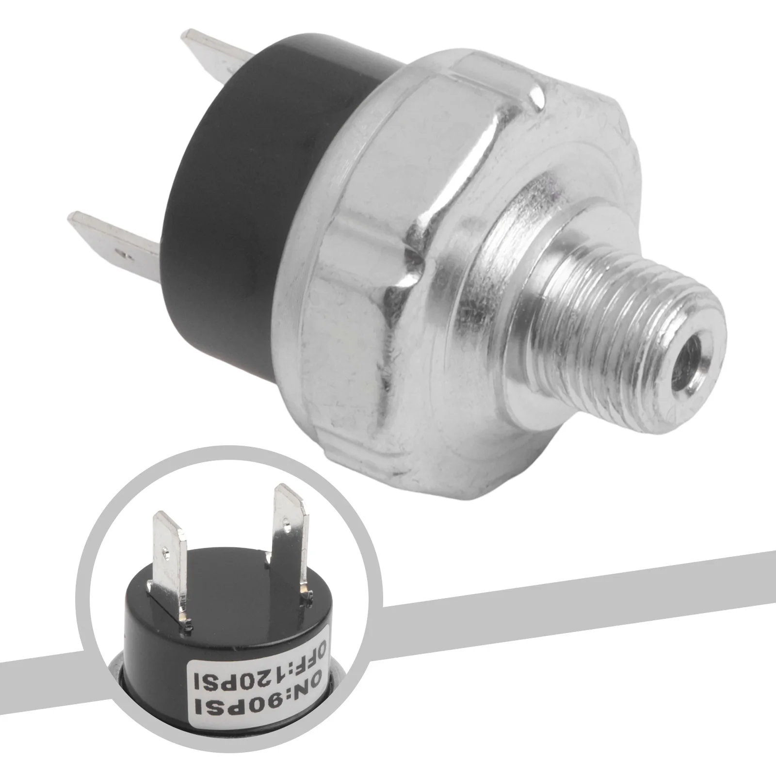 Parte pneumatica dell'interruttore della valvola del compressore d'aria dell'interruttore cont-rol della pressione dell'aria 1/8-NPT per il collegamento del serbatoio dell'aria/treno/aria