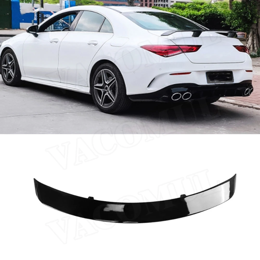 VACOMUL ABS Rear Trunk Spoiler Wing Lip for Mercedes Benz W118 C118 CLA35 CLA180 CLA200 CLA250 CLA45 AMG Line 2019-2024 Boot Lip