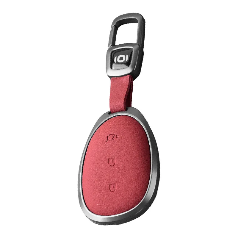 For 2024 Changan Qiyuan A07 Key Case Cover, Aluminum Alloy Metal Car Key Fob Shell , Luxury Smart Keychain, Qiyuan Accessories