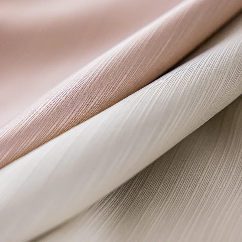 Elegant Pink Beige Curtains for Living Room Bedroom Window Blackout Cortinas De Dormitorio Set Luxury Home Custom Size