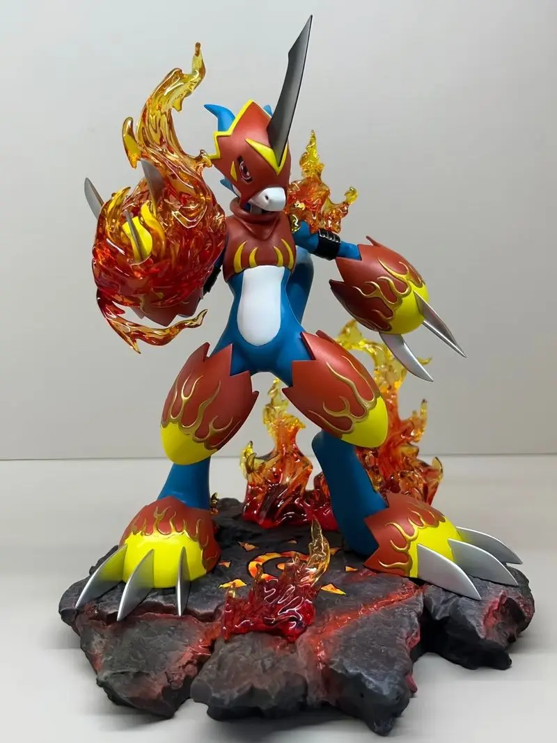 Cyfrowy potwór Anime 18cm Fladramon rysunek Gk Digimon figurka kolekcjonerska dekoracja w stylu kreskówki Model zabawka dla dzieci prezent na boże narodzenie