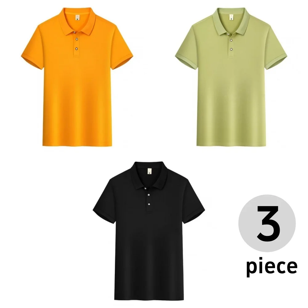 

Оранжевая тренировочная рубашка для гольфа для мужчин и женщин, однотонные футболки унисекс с короткими рукавами и лацканами, быстросохнущие рубашки поло, спортивные повседневные топы