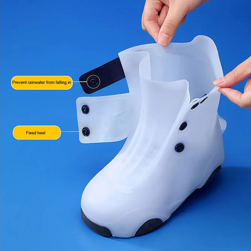 Child Shoe Waterproof Covers Children's Silicone Overshoes Boots Protectors Portable Snow Rubber Protects Foot Rain for Boy Girl