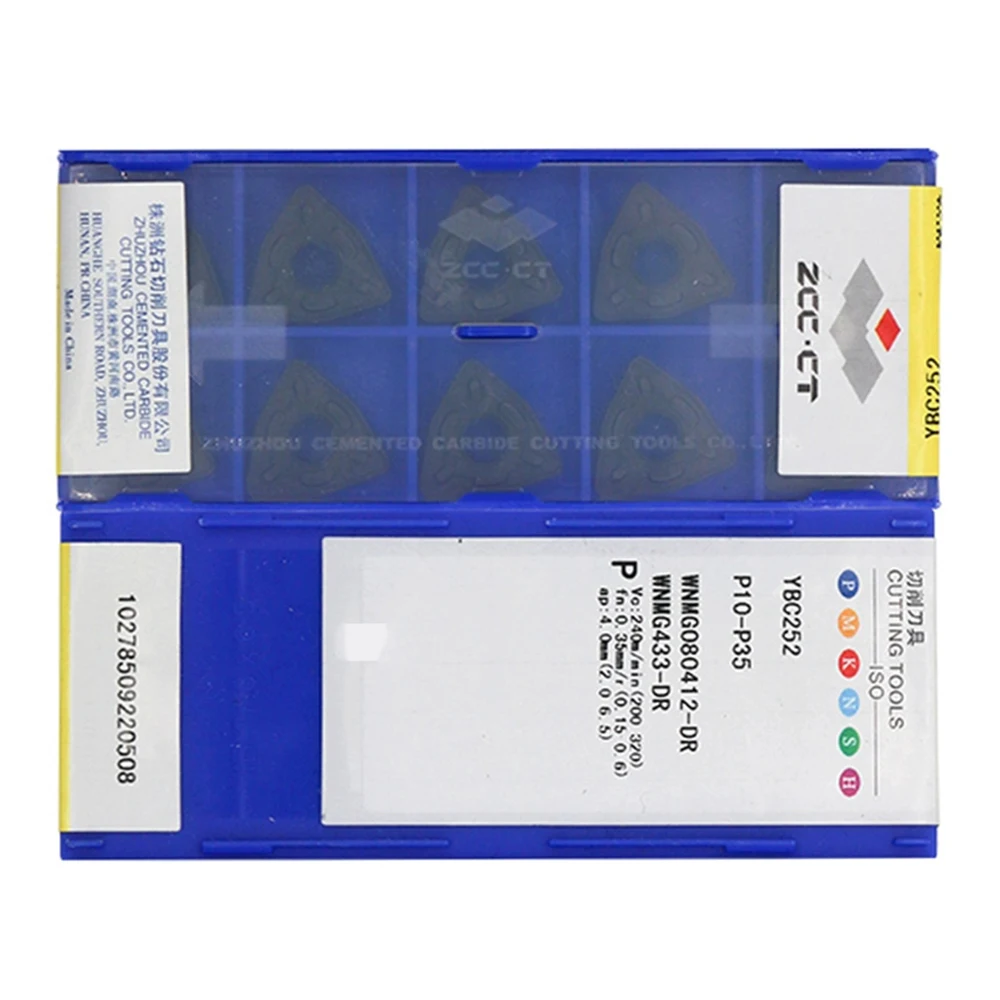 

HUAZHICHUN WNMG 080412-DR YBC252 Carbide CNC Lathe Thread Turning Inserts For Thread Turning Toolholder