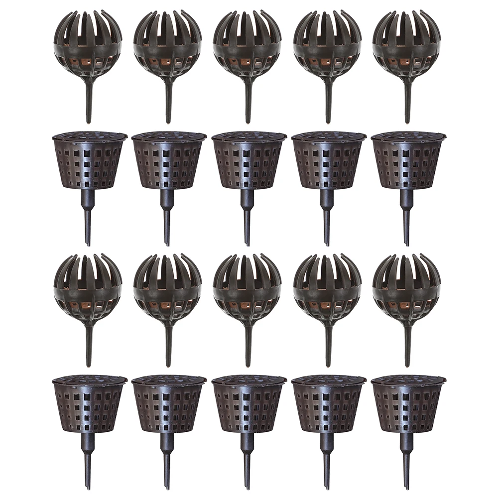 

20 Pcs Box Bonsai Planting Basket Small Coffee Size Durable Plastic Prevent Loss Easy Use Practical Function Protect