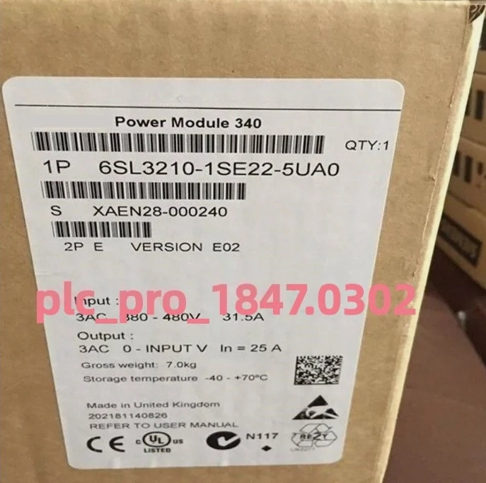 New Original 6SL3210-1SE22-5UA0 6SL3210-1SE22-5AA0 6SL3210-1SE23-2UA0 6SL3210-1SE23-2AA0 Fast Delivey