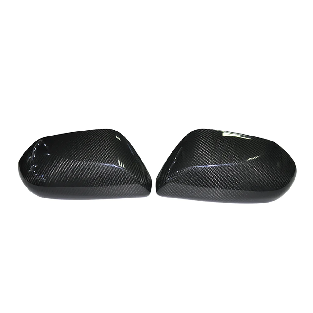 Real Dry Carbon Rearview Mirror Cover Side Mirror Caps For Toyota Camry 2018up