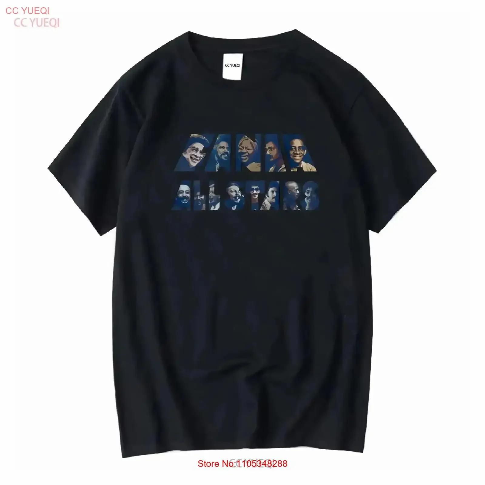 Fania All Stars T Shirt Salsa Camisetas Estrellas de la New vintage Washed Soft fashion Top For Everyday Wear designer clothes