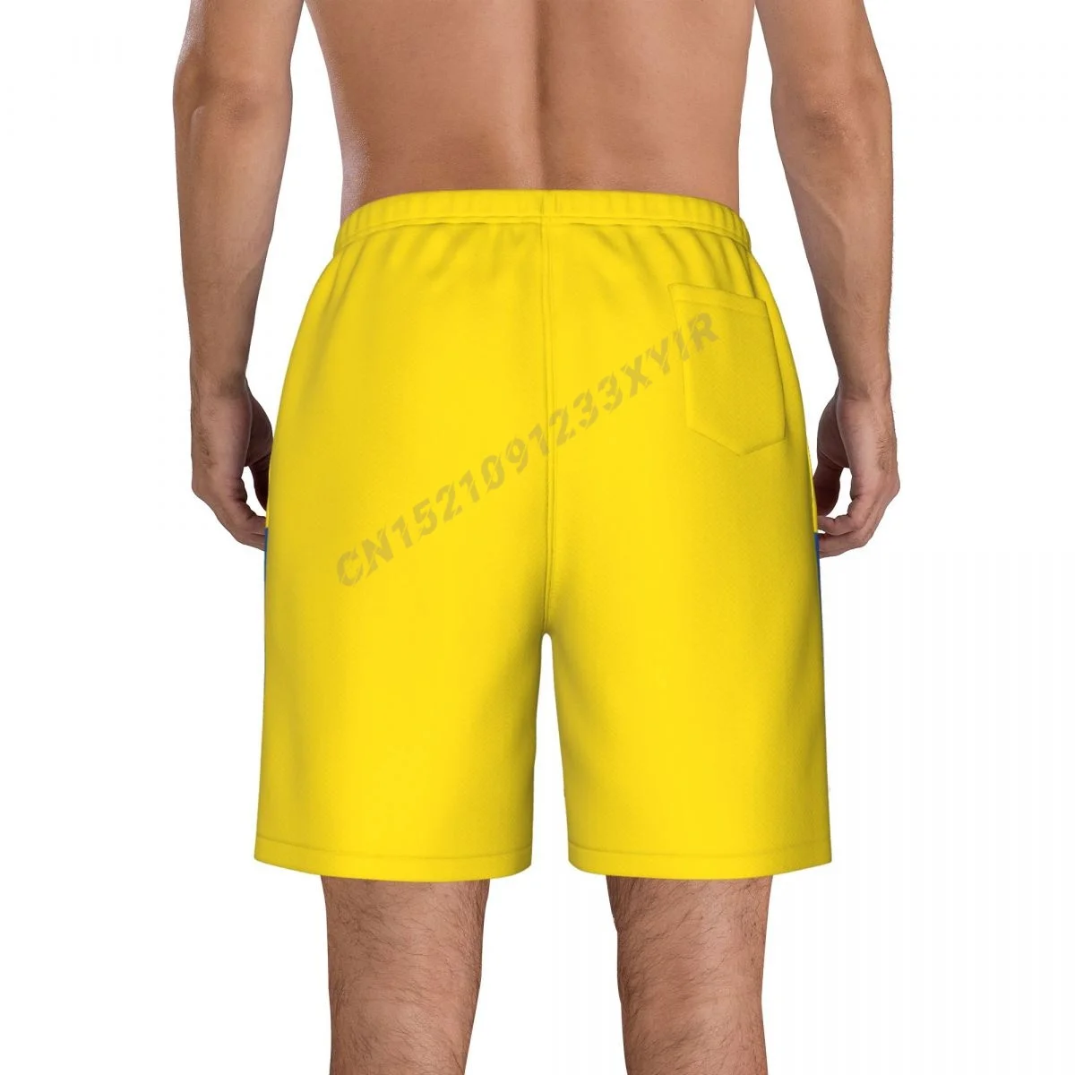 Summer Men's Ecuador Flag Beach Pants Shorts Surfing M-2XL Polyester Swimwear Running