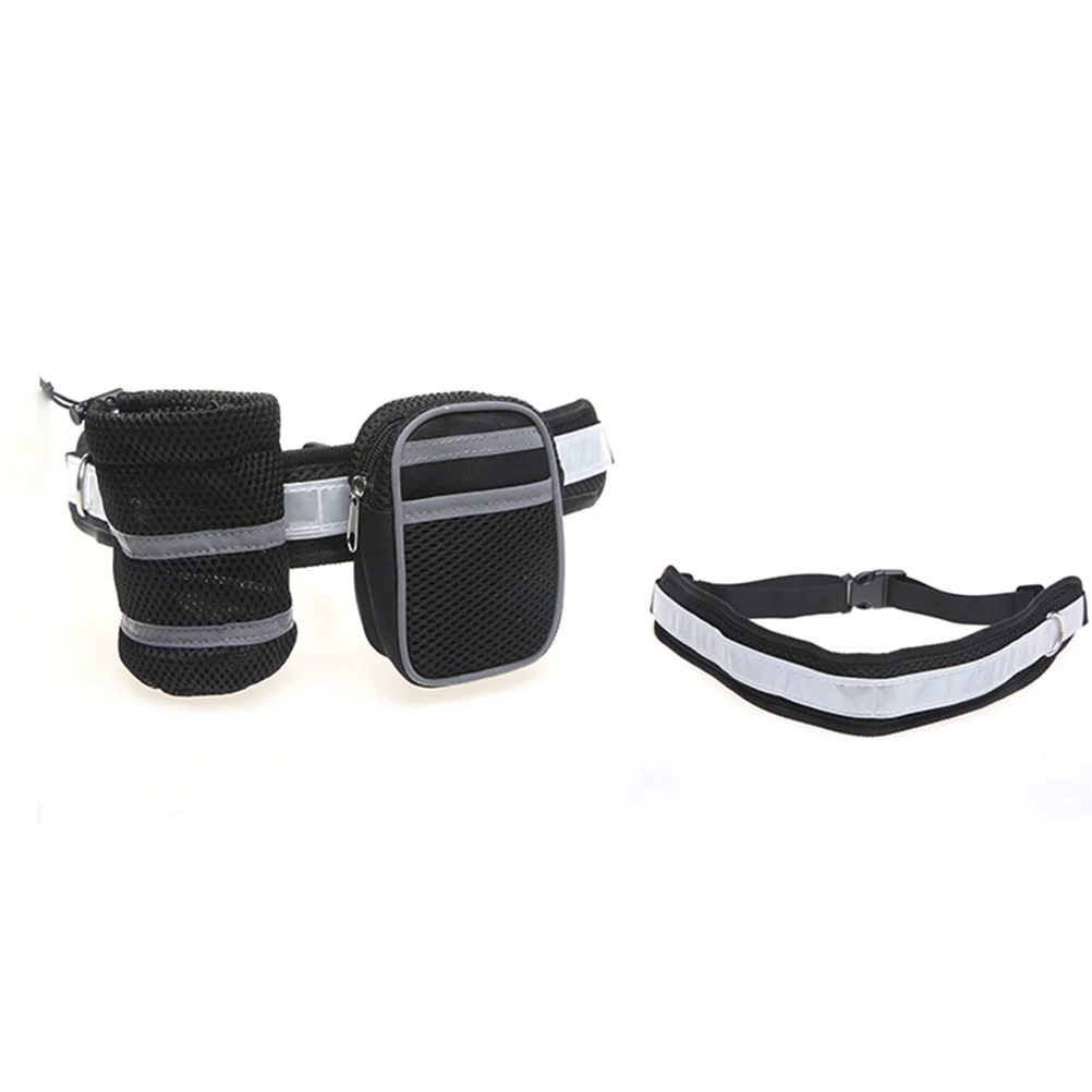 

4 Pcs Set Dog Training Waist H Padded Leash Adjustable Pet Running Sports Suit Soft Smooth H Durable Reusable