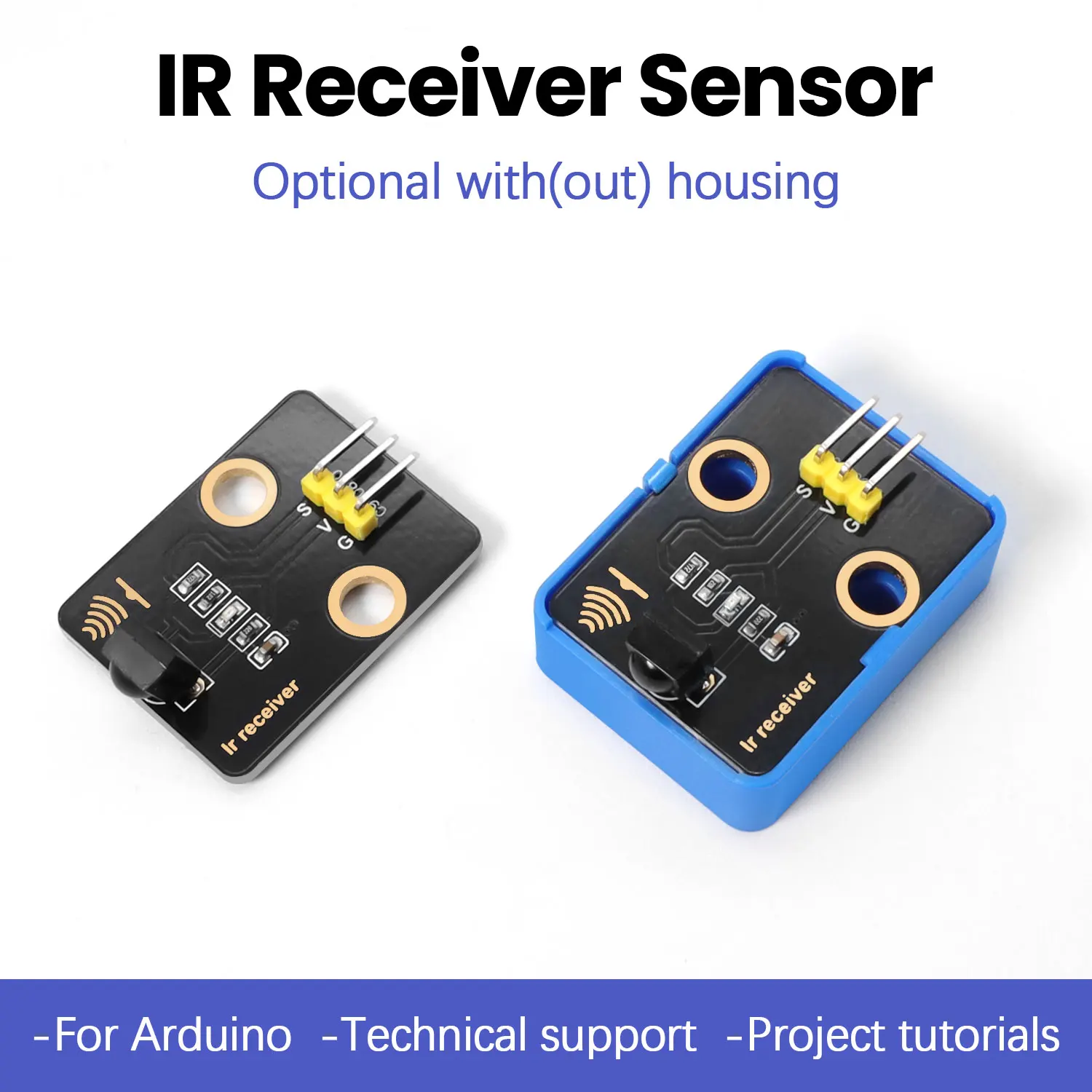 Keyestudio IR Receiver Sensor For Arduino Compatible With Lego Building Blocks DIY Projects Sensor Receiver Sensor
