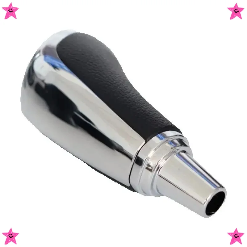 Leather Wrapped Automatic Gear Shift Knob Handball Fit Toyota Gear Lever Ball Head Upgrade