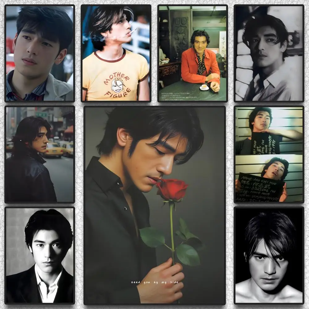 Pôster do Cantor Takeshi K-Kaneshiro, Arte HD, Adesivo de Parede, Impermeável, Decoração Estética para Sala de Estar e Quarto