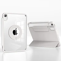 RBP para iPad Pro 11 funda magnética de 13 pulgadas, para iPad Air 11 Air4/5 10,9 Mini6 10,2 9a 8a 7a generación girar 360 ° Funda trasera desmontable