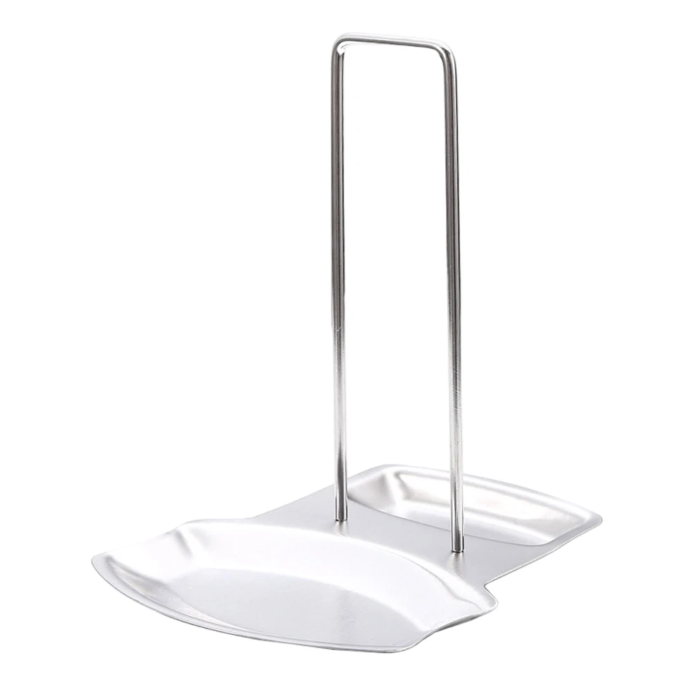 Foldable Stainless Steel Pot Lid Holder for Kitchen with Integrated Spoon Rest Non Slip Feet for Maximum Stability