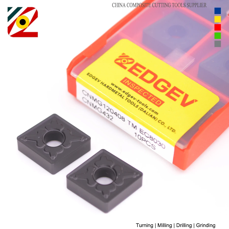 Imagem -02 - Brocas de Carboneto Cnmg120404 Cnmg120408 Cnmg 120404 Cnmg 120408 Ferramentas de Giro Externo Cnc para Aço com 10 Peças
