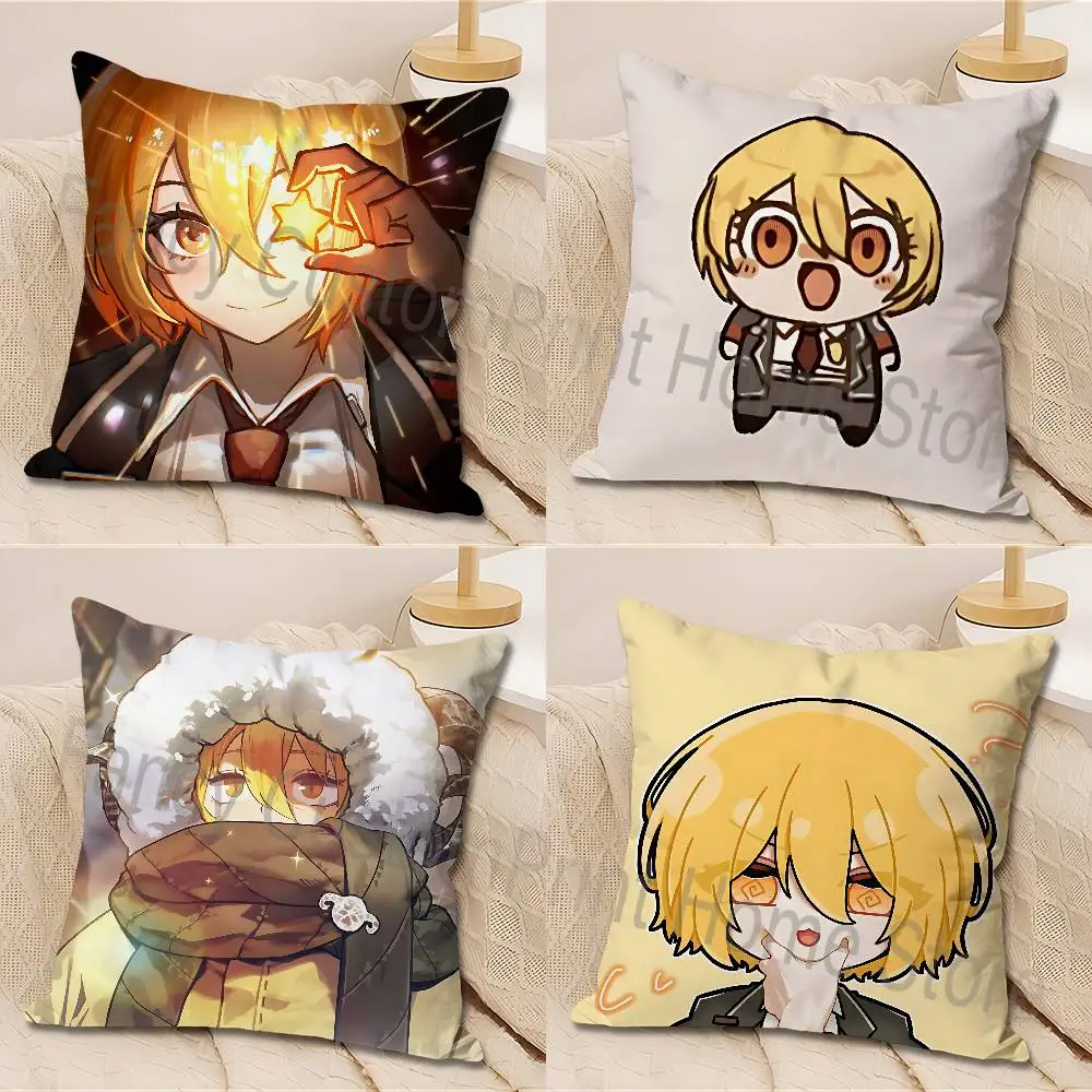 

L-Limbus C-Company Don Quixote Celebrity Merchandise All-Match Printed Pillow Case Sofa Car Office Room Decoration Protector
