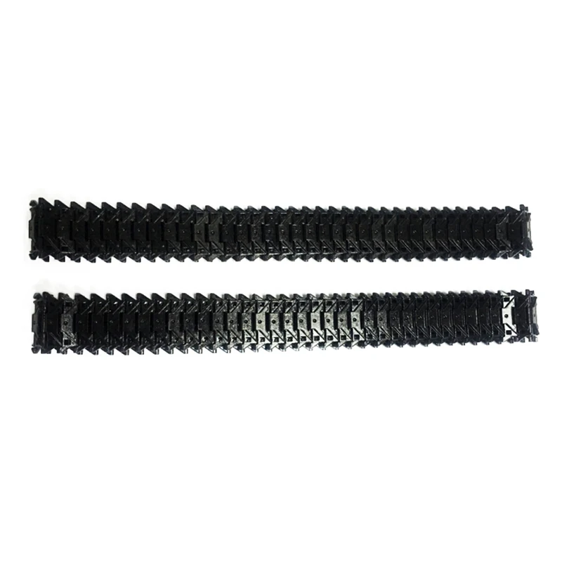 Tank Car Chassis Plastic Tracks, Robot Metal Tracks 41mm Width, Conveyor Belt Guide Belt, Length Adjustable