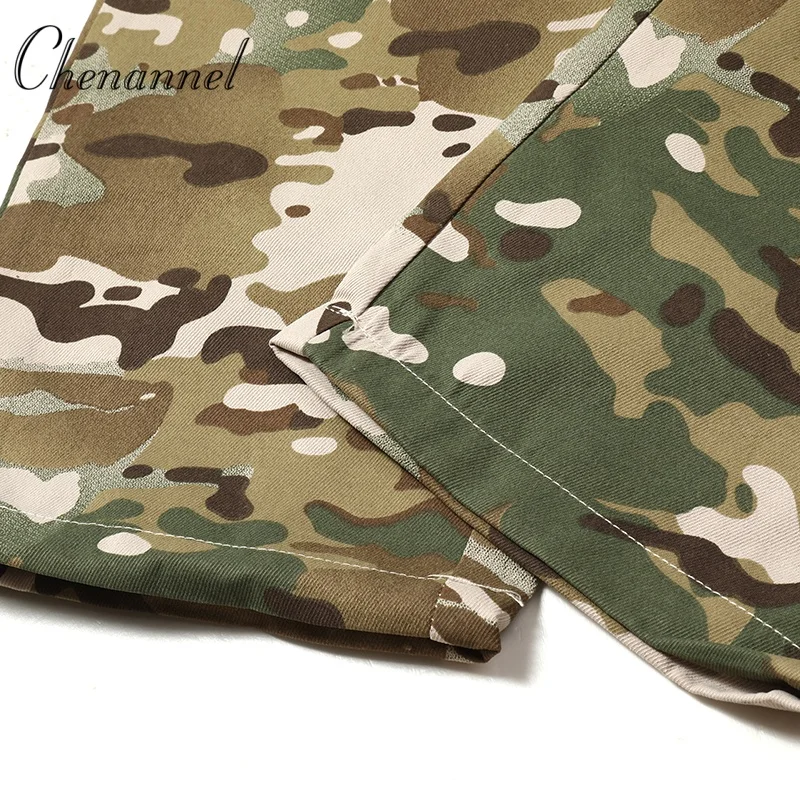 Pantaloni cargo mimetici da combattimento da uomo Pantaloni da allenamento tattici all'aperto Camouflage Multicam Trekking Caccia Abbigliamento