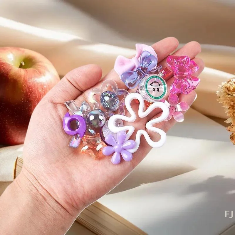 

[YU]20/100g/pack Mixed Style Mixed Color Acrylic Loose Beads For Jewelry Making Supplies DIY Handmade Accessory