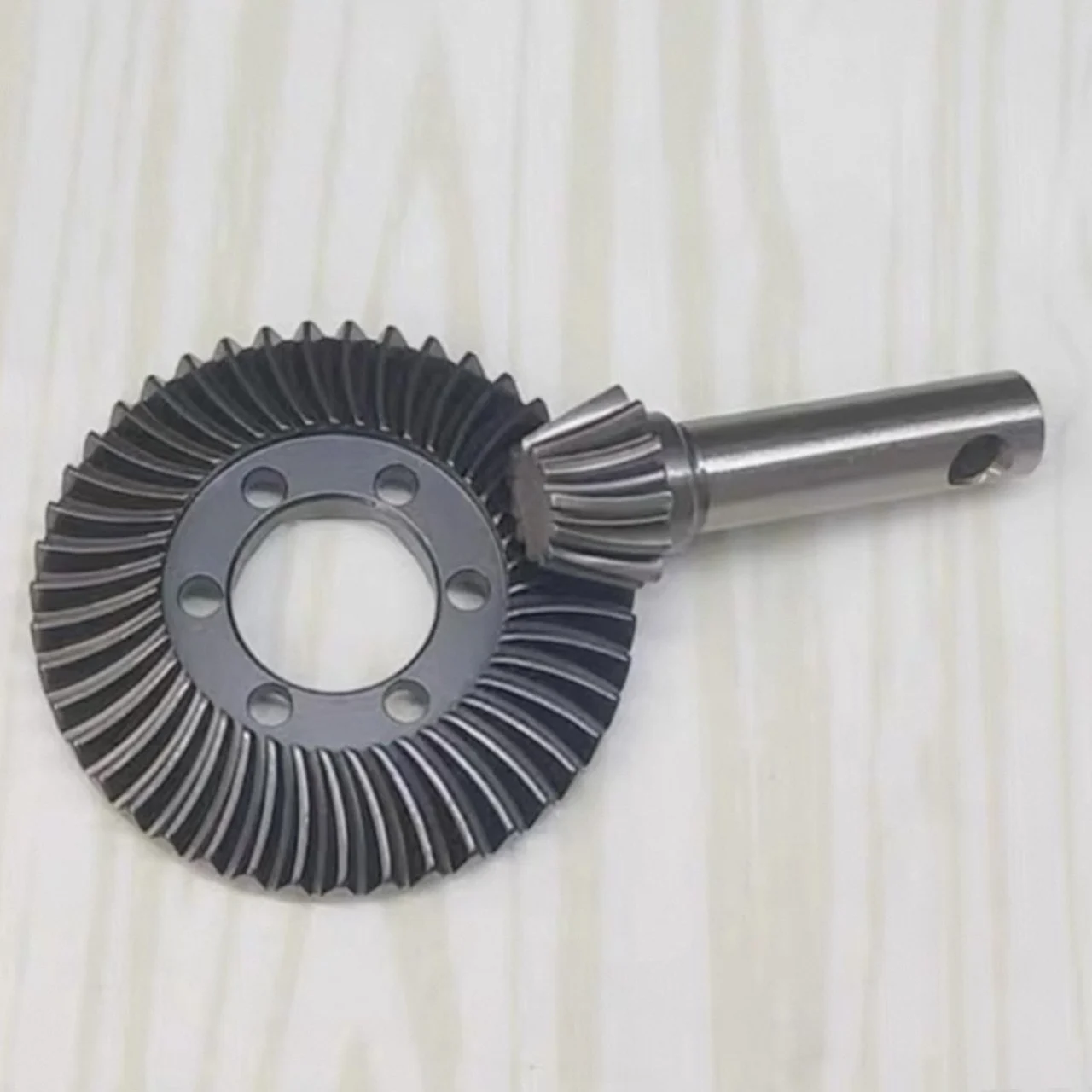 1/6 Scale Bridge Teeth Spiral Gear Set 12T 43T Metal Steel DIY Small Agricultural Machinery Parts