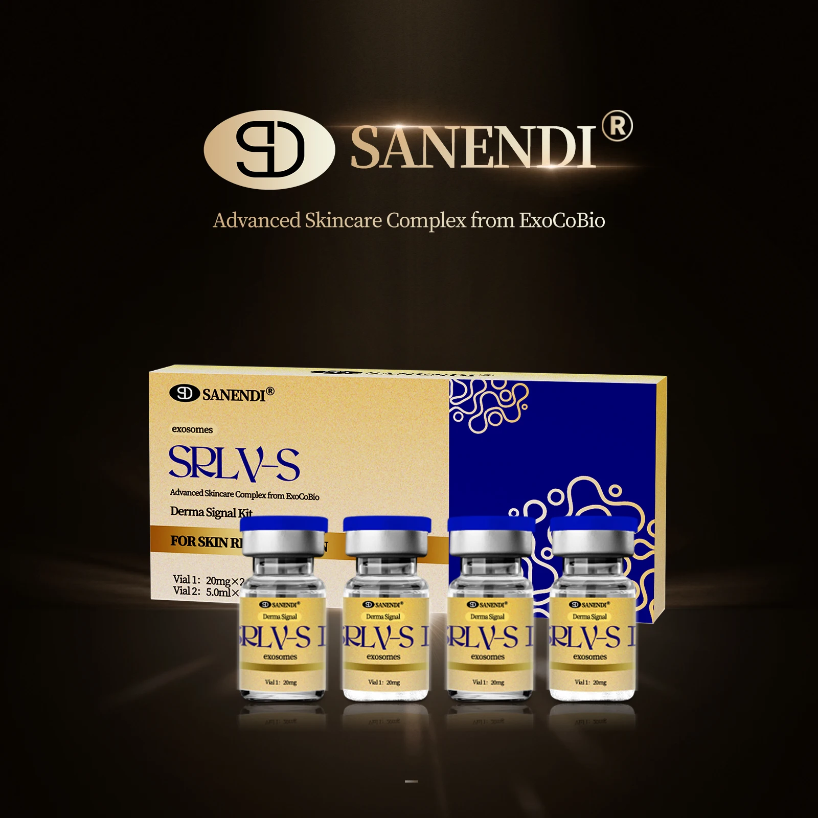 مكافحة الشيخوخة ثبات Exo الببتيد جوهر Sanendi Exo SRLVS مسحوق تجميد مجفف للوجه #3