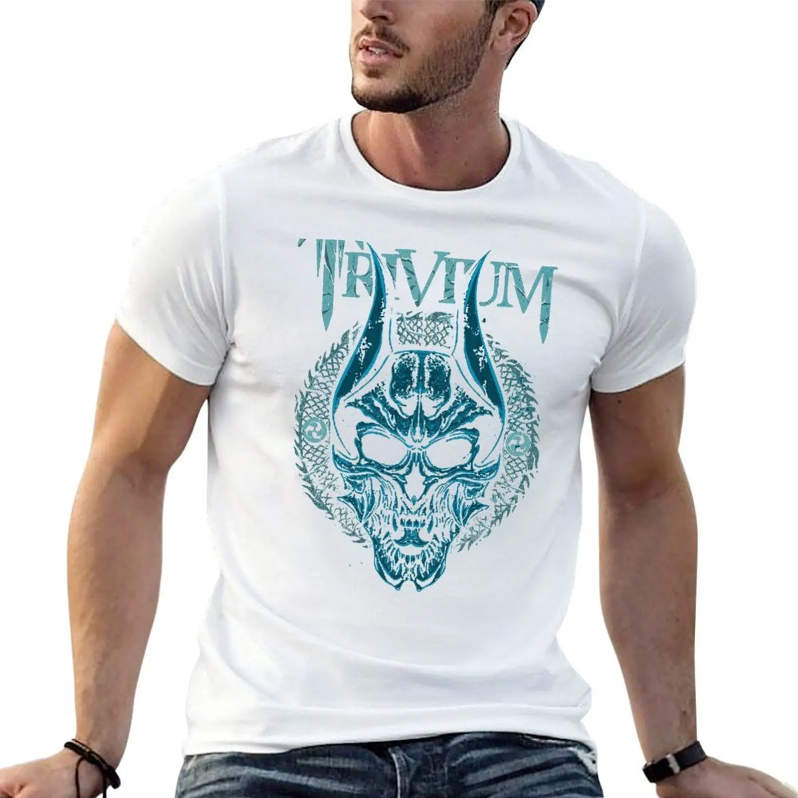 

Triv T-Shirt anime t shirts oversize man t shirt cotton T-Shirt