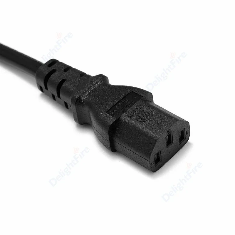 C14 to C13 Power Splitter Cable IEC320 Male to Female Cord 1 to 2 Way Extension Power Supply Cord For PDU UPS PC Computer