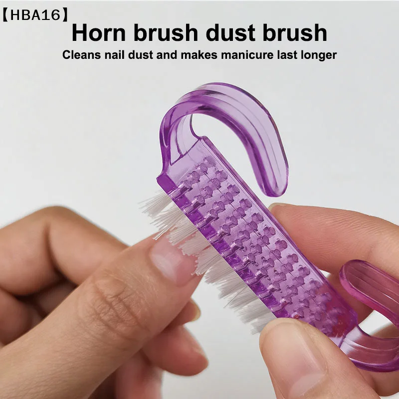 (HBA16) 네일 아트 키트, 네일 파일 버퍼 샌딩 폴리싱 블록, 매니큐어 더스트 브러쉬 스펀지 세트 (전문가 및 가정용)