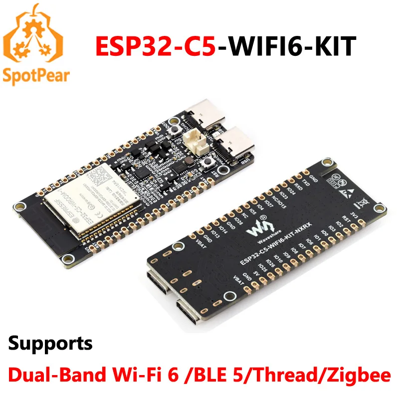 ESP32-C5 WIFI6 開発ボード RISC-V MCU ESP32-C5-WROOM-1 N16R4/N16R8 WiFi / Bluetooth 5 ESP32-C5-WIFI6