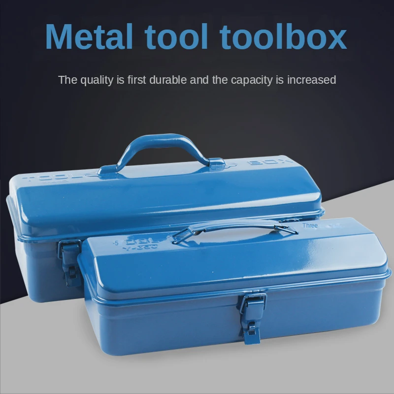 Hermetic Tool Box Waterproof Box Garage Storage Suitcase Tool Box Sealed Container Hard Case Box Herramientas Metal Suitcase