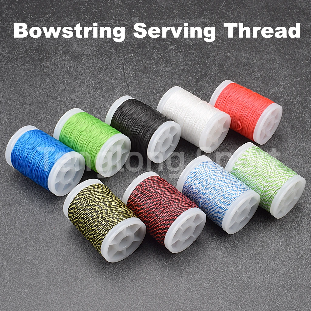 Archery Bowstring Serving Thread 0.02in Thickness For Recurve Bow Compound Bow String Maintenance Tool