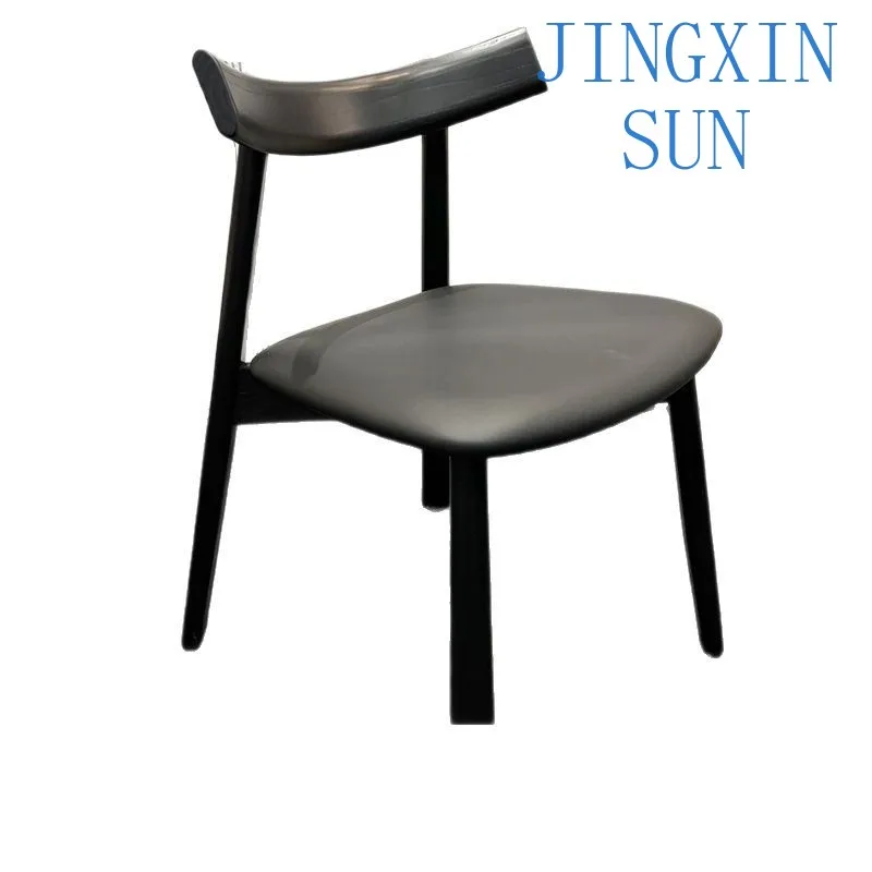 Horn Chair Approval Home Shopping Mall Hotel Restaurant Solid Wood  Factory Horn  Dining  Solid Wood