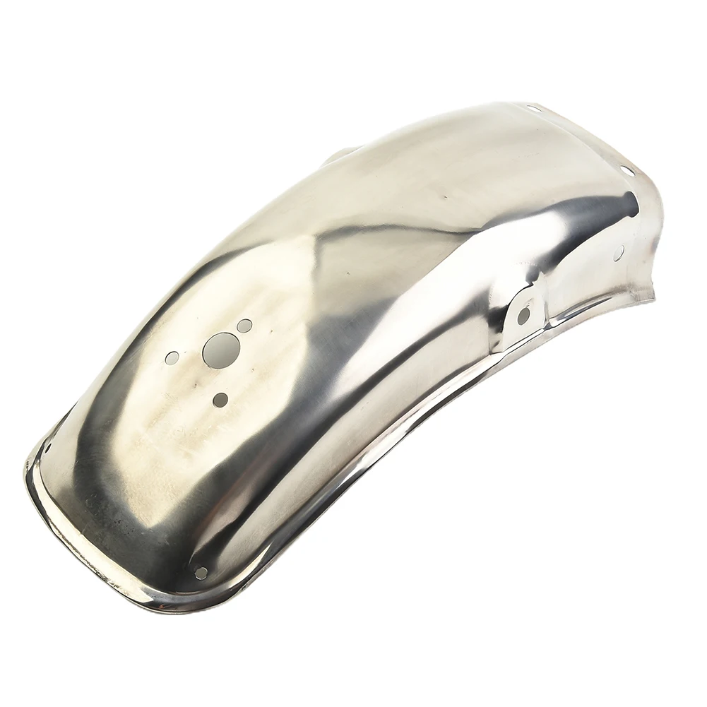 New Practical Mudguard Rear 16.73in Autocycle Fender Parts Stainless Steel Prevent Splash For Suzuki GN125/GN250