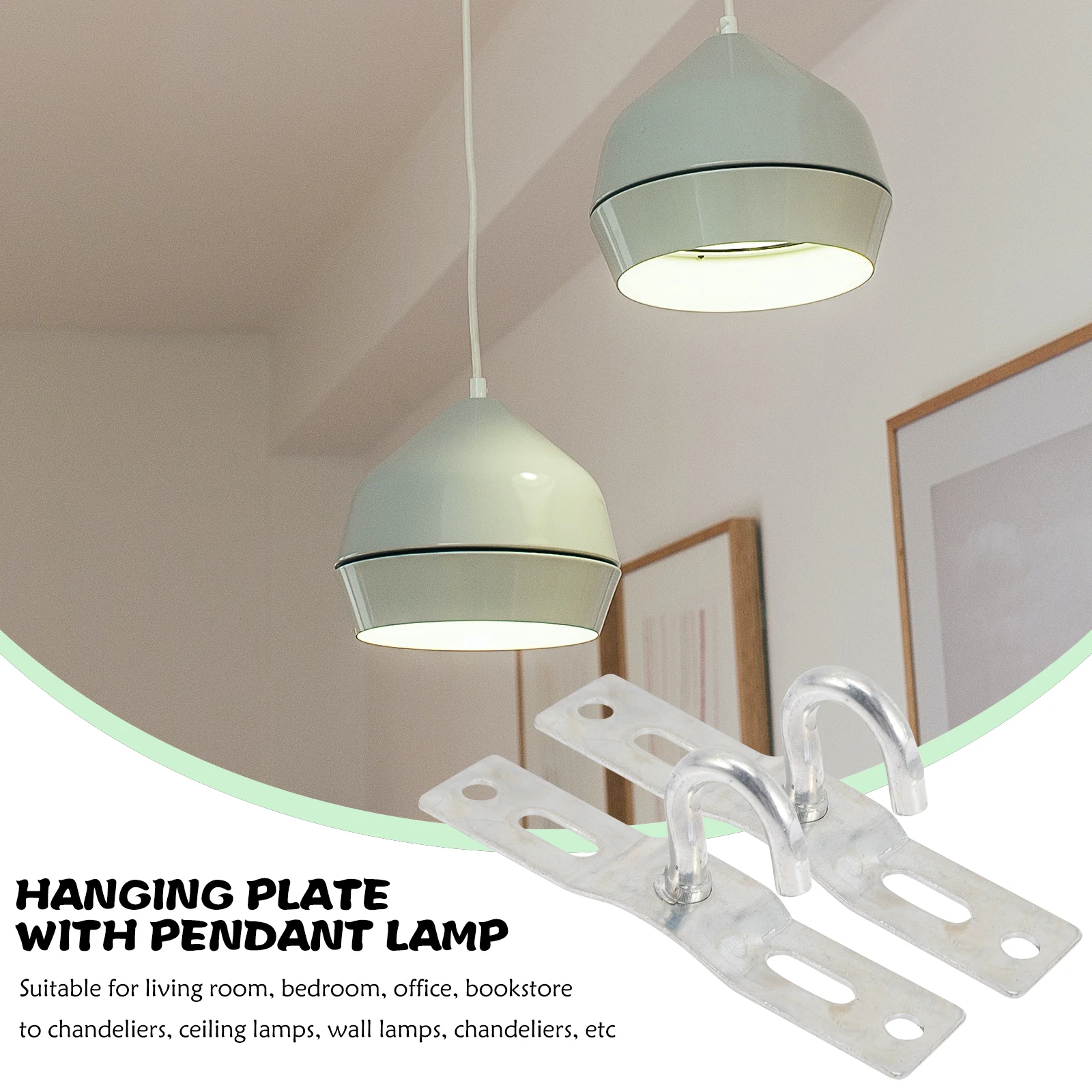 

10pcs Chandelier Mounting Bracket Iron Hanging Fitting For Ceiling Lamp Wall Light Lighting Fixture Parts Home Light Accessories