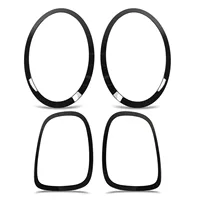Embellecedores de bisel de coche, cubierta envolvente de luz trasera de faro de coche para BMW F55 F56 F57 One Cooper S JCW 2014-2022, accesorios exteriores de coche