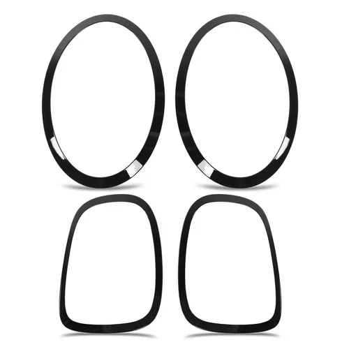 Imagen 1 del producto Embellecedores de bisel de coche, cubierta envolvente de luz trasera de faro de coche para BMW F55 F56 F57 One Cooper S JCW 2014-2022, accesorios exteriores de coche