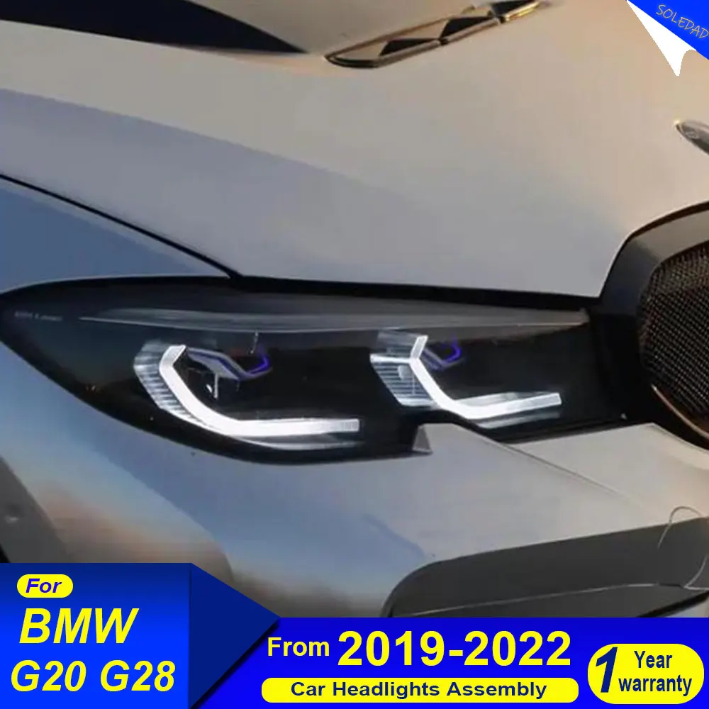 Auto Parts LED Headlights For BMW G20 G28 2019-2021 upgrade Laser Style Daytime Lights LED Projector Cars Accessories Modified