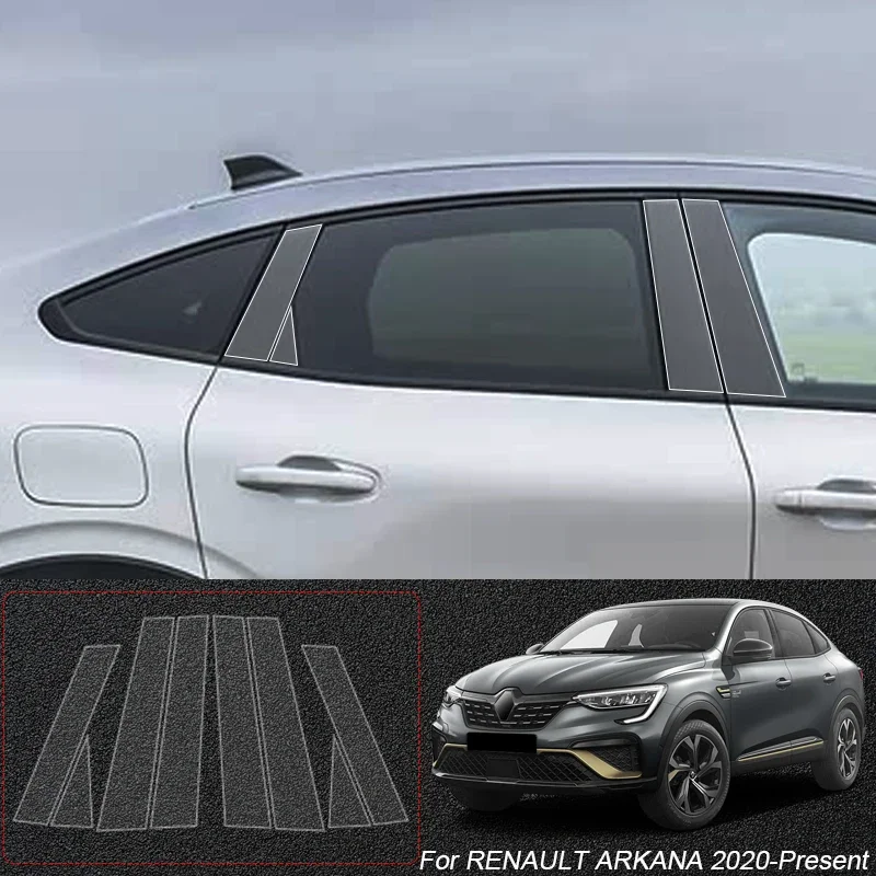 

B Pillar TPU Car Protective Film Auto Window Body Paint Sticker For RENAULT ESPACE GRAND KOLEOS ARKANA 2017-2026 Accessories