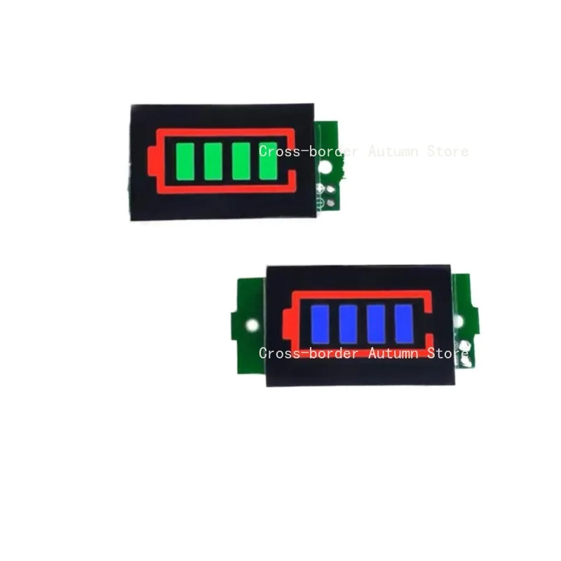 1/2/3/4/6/7/8S Lithium Battery Indicator Module 3 Strings LED Battery Level Display Indicator Board